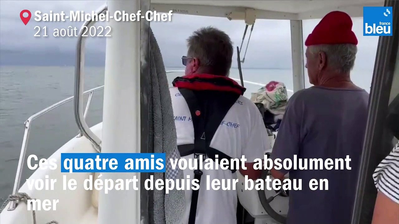 Le départ de la Solitaire du Figaro avec des plaisanciers