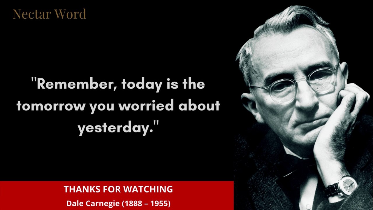 31 Inspiring and Motivating Dale Carnegie Quotes - video Dailymotion