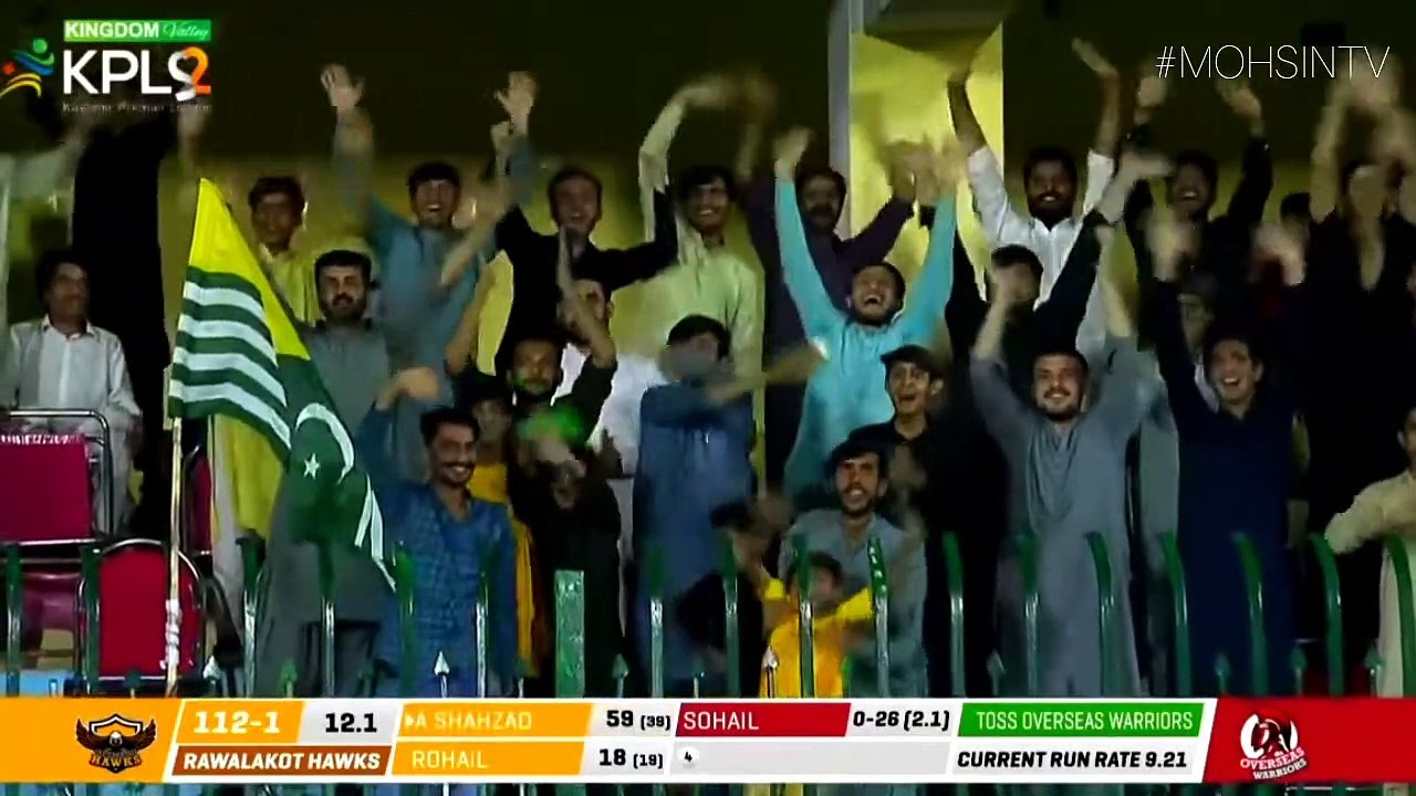 Rawalakot Hawks VS Overseas Warriors 17th Match Highlights 2022 | KPL 2