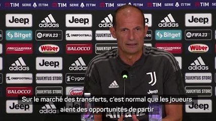 2e j. - Allegri : "J'ai toujours considéré Rabiot comme un joueur de la Juventus"
