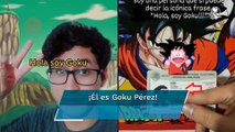 Por llamarse Goku, tiktoker se vuelve viral