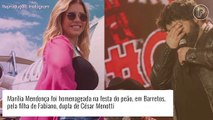 Irmão de Marília Mendonça reage ao ver filha de Fabiano, dupla de César Menotti, cantar hit da artista