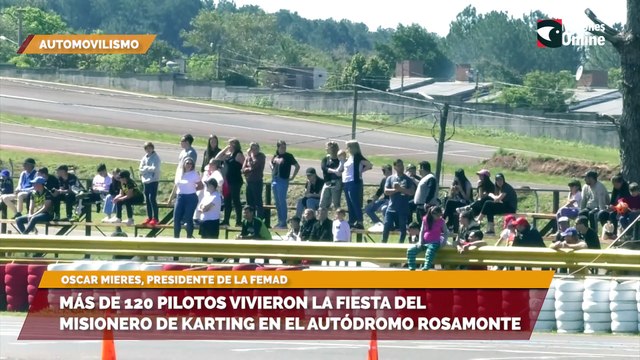 Más de 120 pilotos vivieron la fiesta del Misionero de Karting en el autódromo Rosamonte