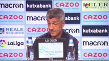 Rueda de prensa de Imanol Alguacil tras el Real Sociedad vs. Barcelona