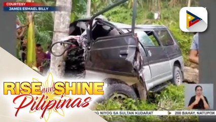 3 patay matapos sumalpok ang sinasakyang van sa puno ng niyog sa Sultan Kudarat