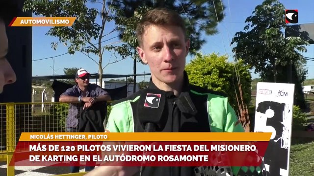 Más de 120 pilotos vivieron la fiesta del Misionero de Karting en el autódromo Rosamonte