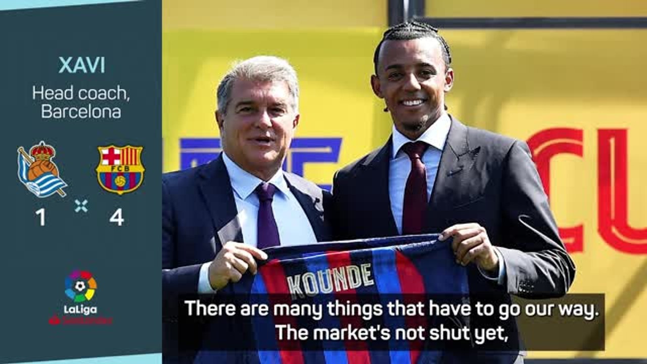 Kounde saga 'annoying' but Xavi doesn't blame Barca players