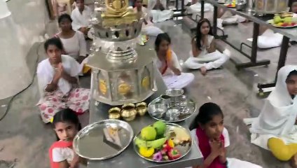 बाल संस्कार शिविर में बच्चों ने सीखे हिन्दी महीने