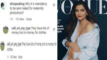 Sonam Kapoor मां बनने के बाद ऐसा Bold Maternity photoshoot देख भड़क उठे फैंस | FilmiBeat *Bollywood