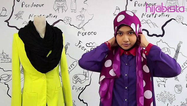 HIJABISTA DIY TUTORIAL_ Lilitan Dua Tema oleh Nur Sabrina