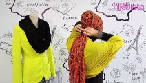 HIJABISTA DIY TUTORIAL_ Lilitan Pol Stripe oleh Intan Idarina