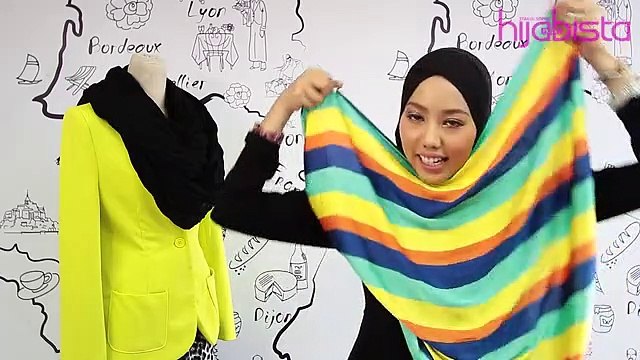 HIJABISTA DIY TUTORIAL_ Satuan Jalur & Bintik Polka oleh Nur Aishah Kamarul Bahrin (1)