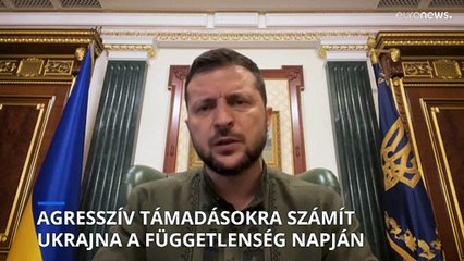 Agresszív támadástól tartanak az ukrán függetlenség napján