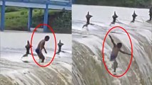 umariya: महानदी डैम में स्टंट बाज पुलिस जवान बहा, उफनती नदी में बना रहा था वीडियो