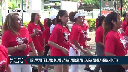 Pejuang Puan Maharani Gelar Lomba Zumba Merah Putih