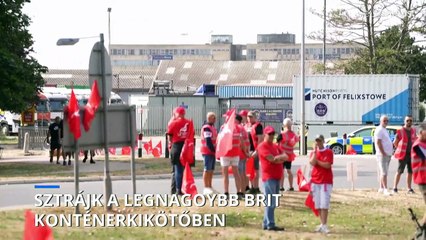 Fennakadásokat okozhat a brit ellátási láncokban a kikötői sztrájk