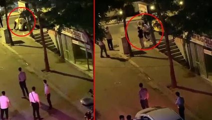 Yasak aşk kavgası sokağa taşındı! Evli erkekle birlikte olan kadına sopalarla saldırdılar