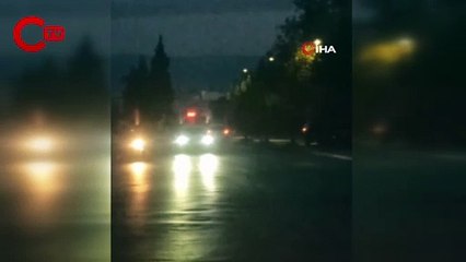 Ölüme meydan okuyan sürücü kilometrelerce tersten gitti