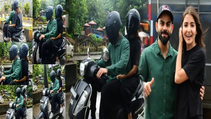 ಮುಂಬೈನ ರಸ್ತೆಯಲ್ಲಿ ಯಾರಿಗೂ ಗೊತ್ತಾಗದಂತೆ ಬೈಕ್ ನಲ್ಲಿ ಸುತ್ತಾಡಿದ ವಿರಾಟ್ ದಂಪತಿ | OneIndia Kannada