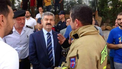 Vali Ergün: "Yangının openet kısmından çıktığı söyleniyor"