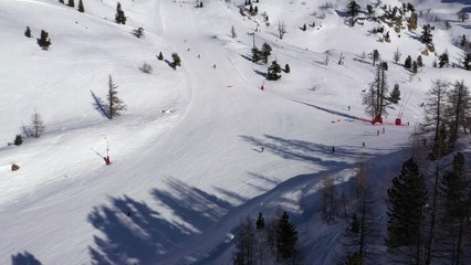 Session drone - Winter Ski Alpine (2160p)