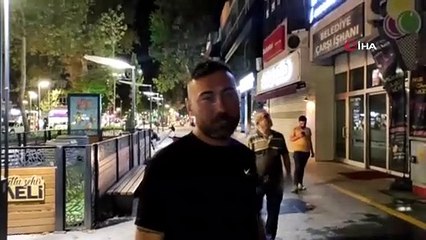 5 metre karelik alana yağan yağmur şaşkına çevirdi