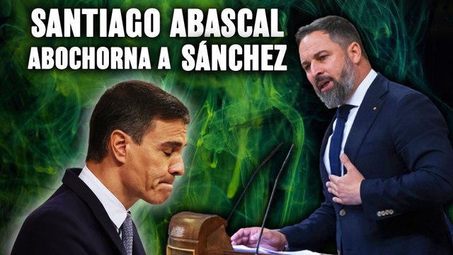 Santiago Abascal (VOX) abochorna a Pedro Sánchez (PSOE): Su solución es la cartilla de racionamiento