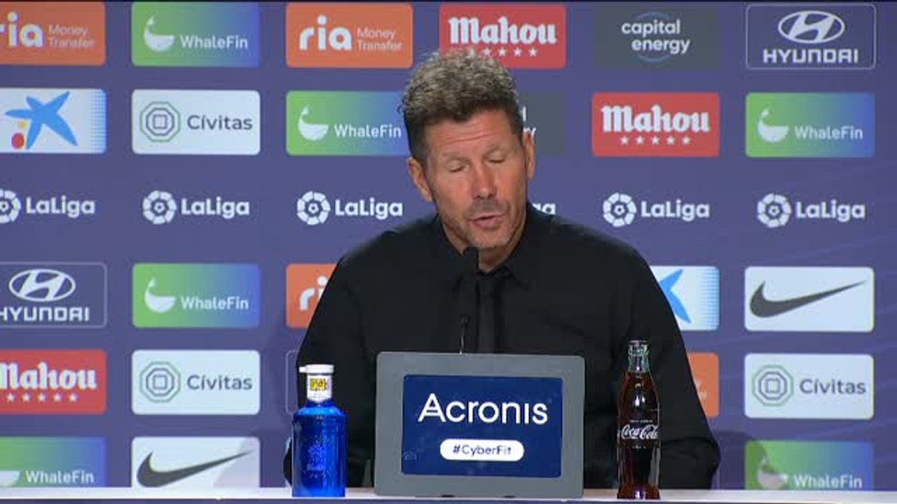 Simeone: "Soy de trabajar y no de pedir, ojalá nos mantengamos los que estamos"