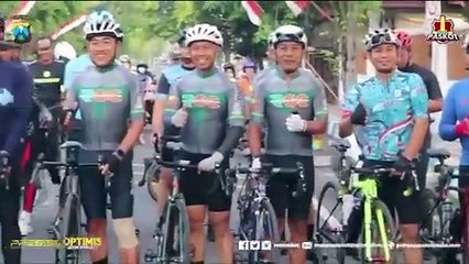 Gowes Gembira, Gowes Sehat Bareng Kapolres Pasuruan Kota