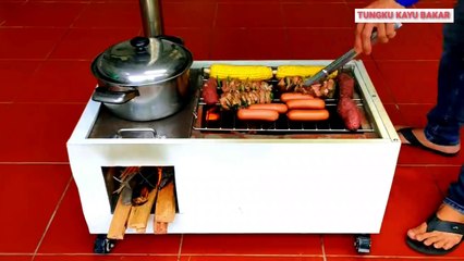 Tungku kayu bakar 43 || How to make firewood stove