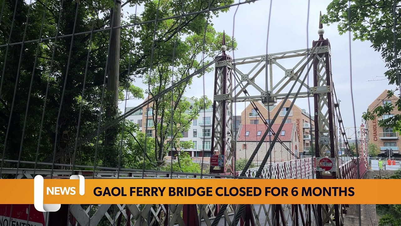 Bristol headlines 22 August: Gaol Ferry Bridge closed for 6 months