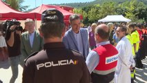 Sánchez visita las zonas afectadas por el gran incendio de Bejís (Castellón)