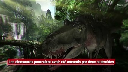 Les dinosaures pourraient avoir été anéantis par deux astéroïdes !