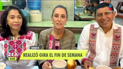 Claudia Sheinbaum realiza gira por Oaxaca