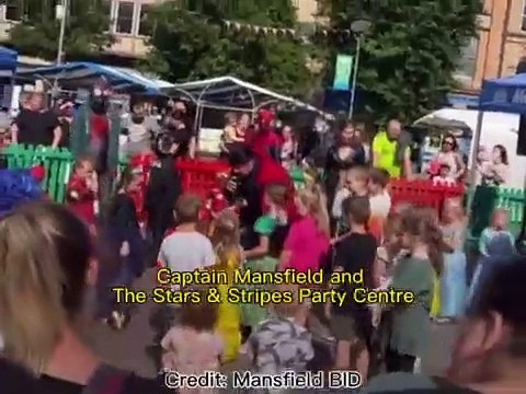 Mansfield welcomes superheroes and princesses to town centre