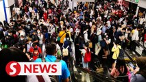 Commuters stranded as Kajang MRT line services disrupted during rush hour