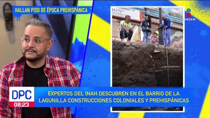 Descubren construcciones coloniales y prehispánicas en la Lagunilla