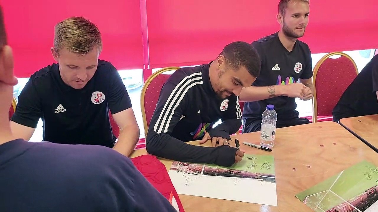 Crawley Town signing session