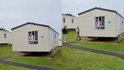 'How to wake neighbors up on holiday with a loaf of bread *HILARIOUS*'