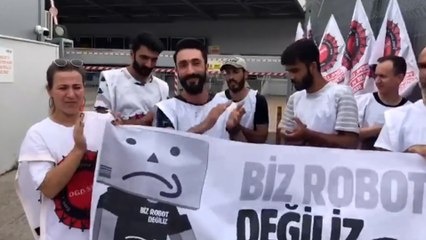 Amazon işçileri eylem düzenledi: Biz robot değiliz