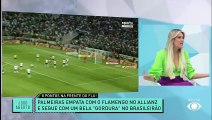 Denilson vê pênalti de Vidal em Gustavo Gomez, em Palmeiras x Flamengo