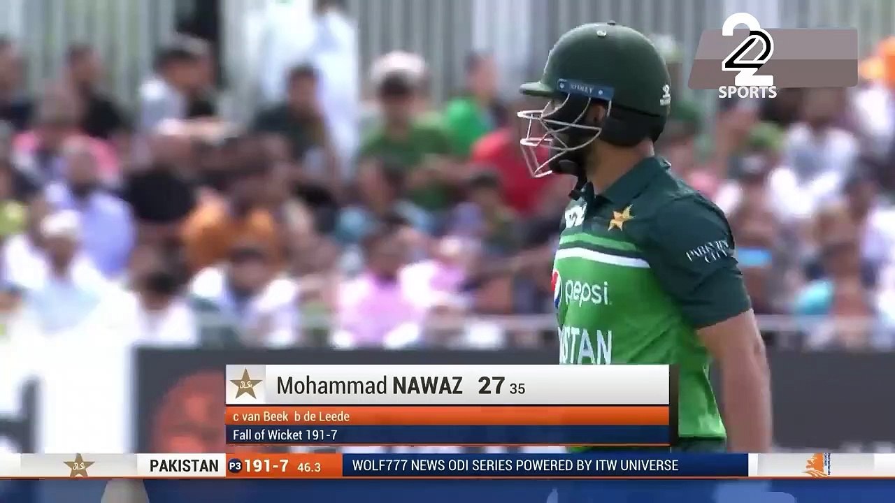 Pakistan vs Netherlands Highlights - 3rd ODI