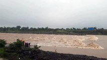 Water logging across the district, farm water submerged, water entere