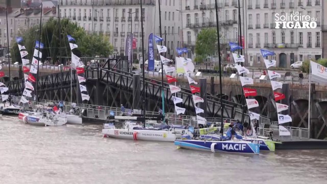 LA SOLITAIRE DU FIGARO 2022 : Inauguration du village de La Solitaire du Figaro à Nantes en Loire Atlantiqu