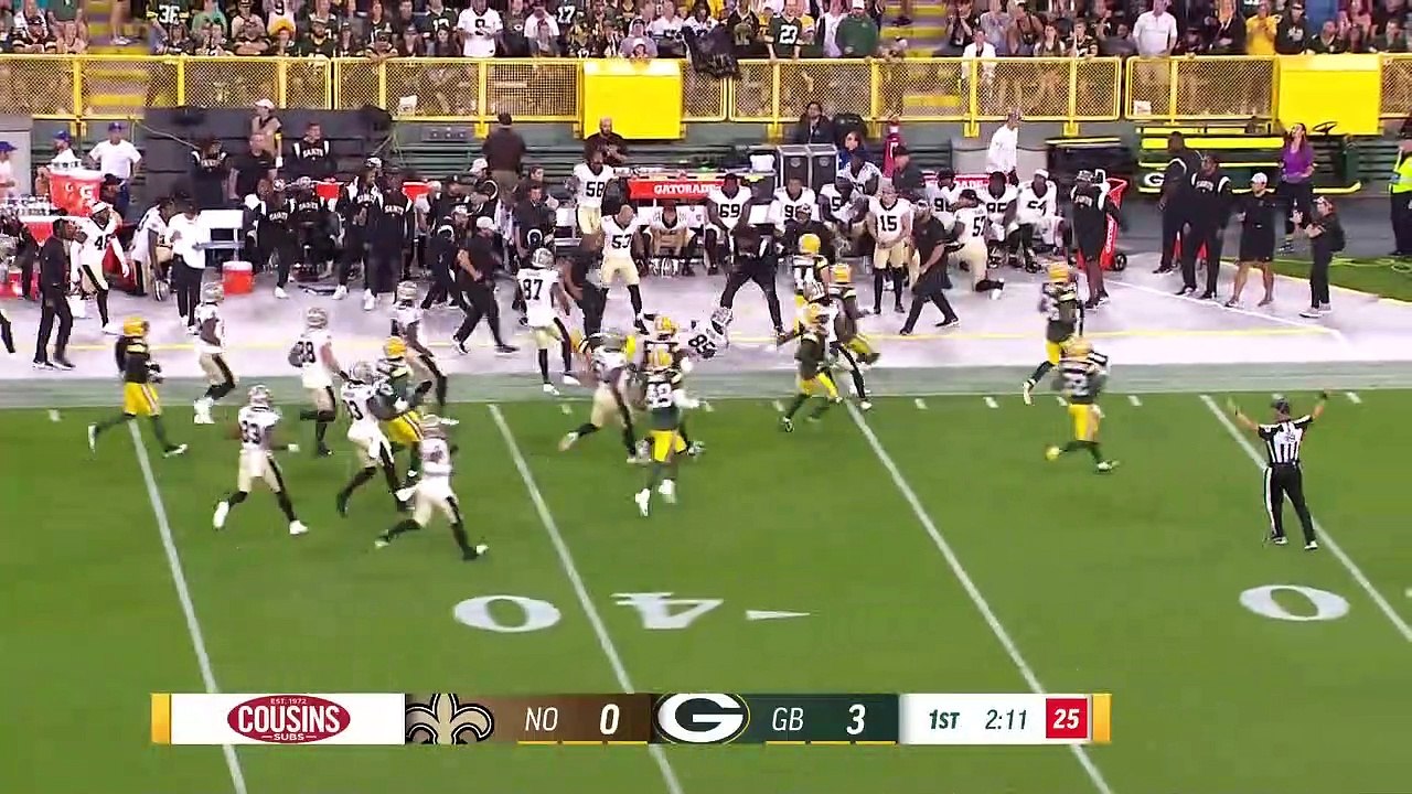 New Orleans Saints vs. Green Bay Packers Preseason Week 2 Highlights   2022 NFL Season