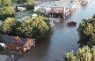 Town of Duncan, Arizona flooded amid monsoon flooding