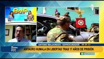 Exprocurador Maldonado, tras liberación de Antauro Humala: 