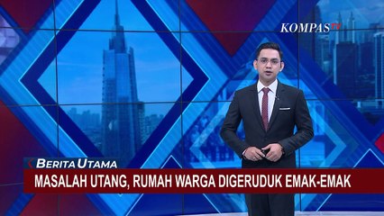 Masalah Utang, Rumah Warga di Palembang Digeruduk Emak-emak!