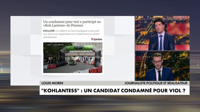 Louis Morin : «Le plus simple c'est de tout assumer immédiatement »