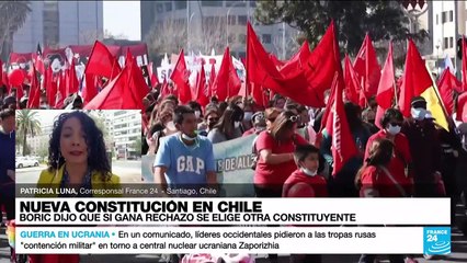 Descargar video: Informe desde Santiago: Boric anunció que si gana el 'rechazo' se elige otra Constituyente